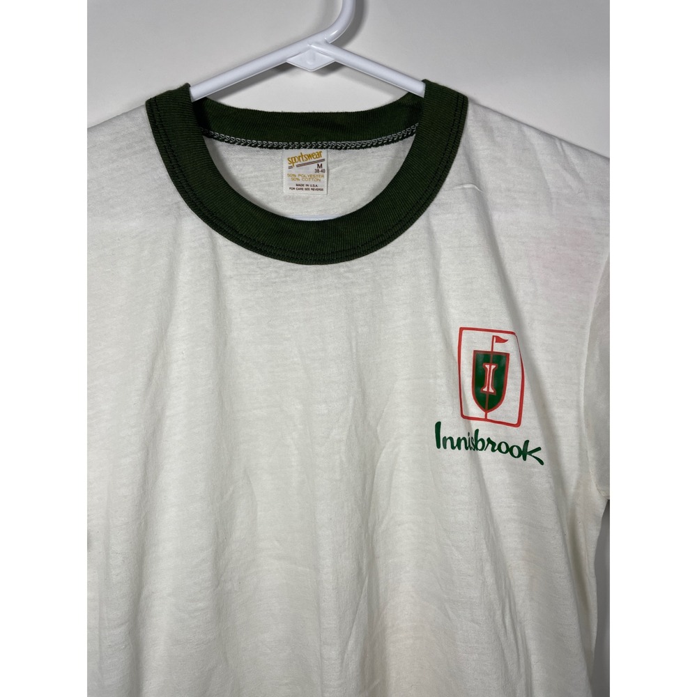 Vintage 70s Innisbrook Resort Golf Ringer T-Shirt Sportswear USA Made‎ Medium